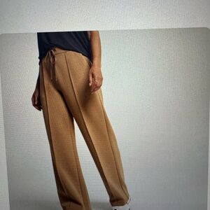 CALIA by Carrie Underwood Camel Soft Scuba Wide-Leg Pants